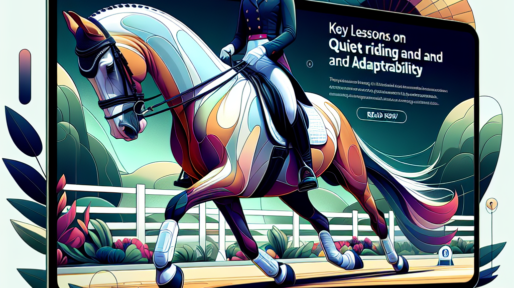 Key Lessons On Quiet Riding And Adaptability From The 2024 LeMieux National Dressage Championships- just horse riders