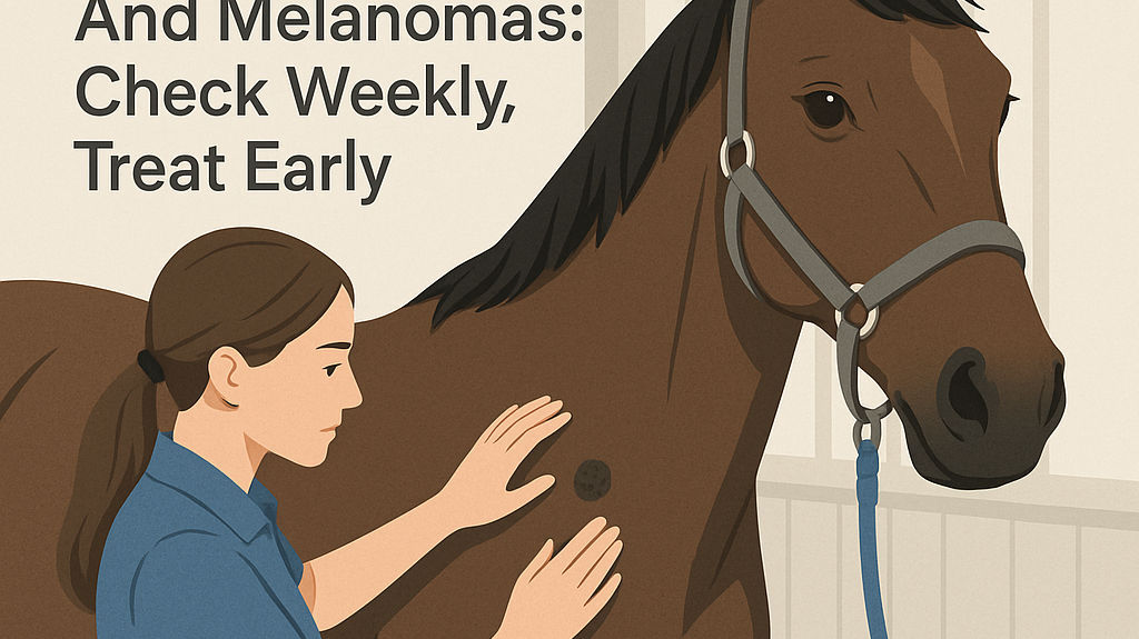Equine Sarcoids And Melanomas: Check Weekly, Treat Early- just horse riders