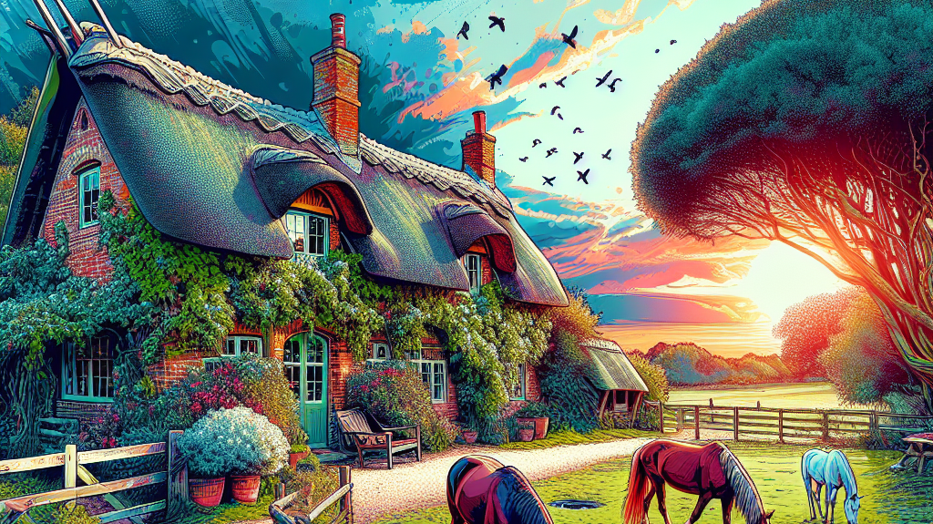 Discover The Equestrian Bliss And Architectural Charm Of Bramble Cottage- just horse riders