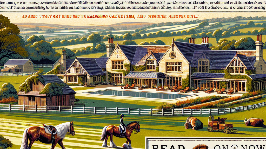 Experience the Ultimate in Luxury Equestrian Living with Badgers Oak Farm Estate on Sale- just horse riders