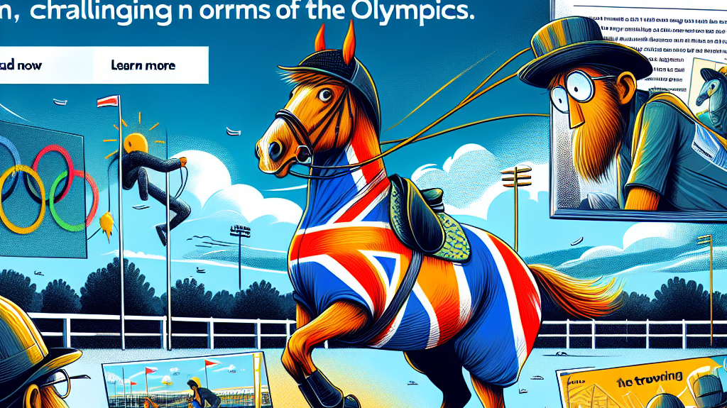 Hovis' Hilarious Olympic Journey: A Diary of an Unlikely Equestrian Star- just horse riders