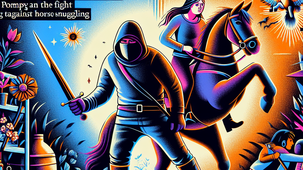 Born from Darkness: Daisy, Pompey and the Uplifting Fight Against Horse Smuggling- just horse riders