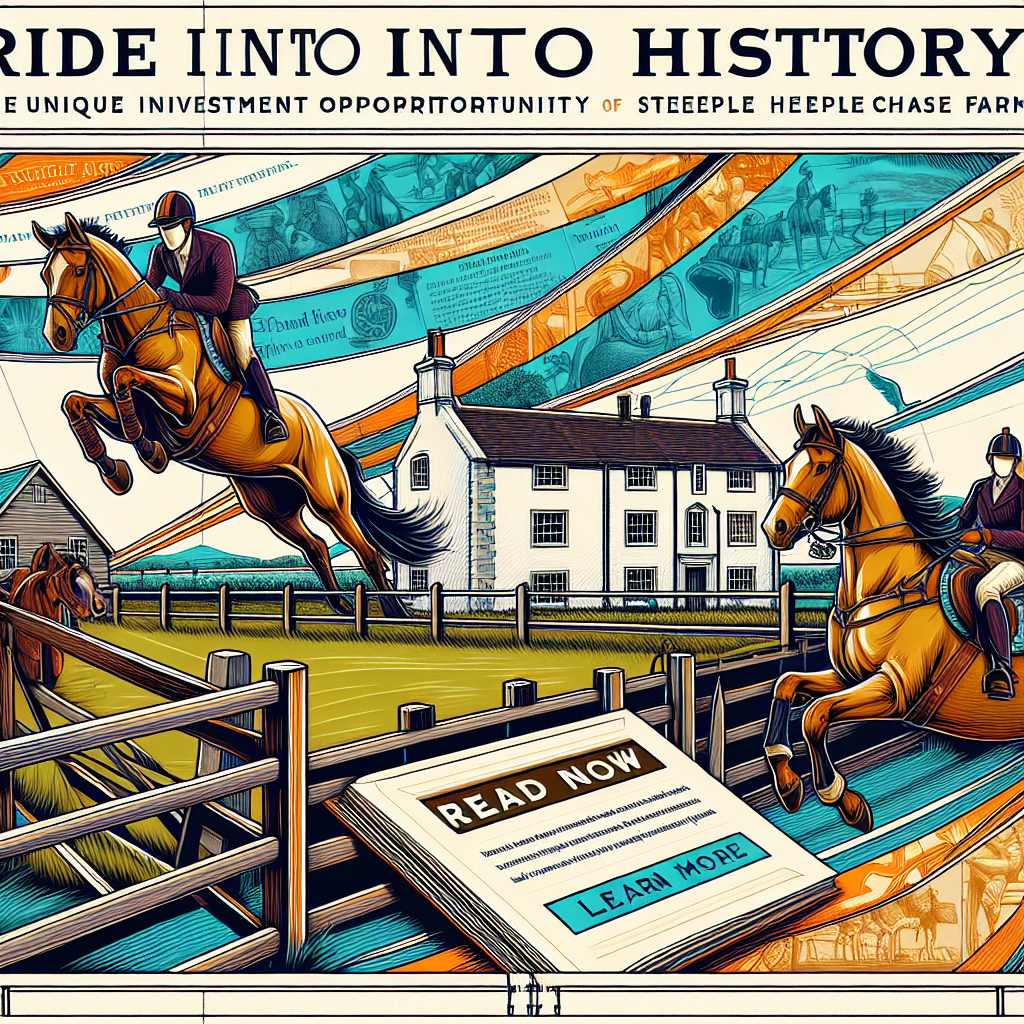 Ride into History: The Unique Investment Opportunity of Steeple Chase Farm- just horse riders
