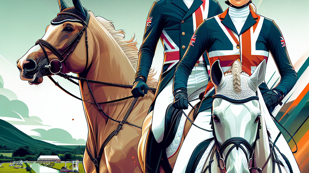 Rising Stars: British Underdogs Storm Straker and Caroline Harris Shine at Luhmühlen Horse Trials- just horse riders