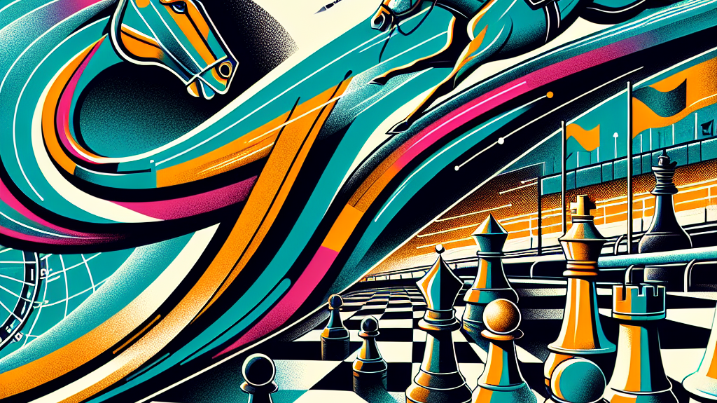 Explore Newmarket's Unique Chess and Horse Racing Art Experience- just horse riders