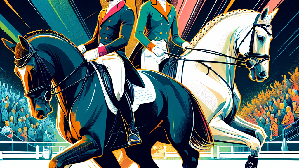 Rising Stars Jezz Palmer And Ashley Jenkins Shine At 2024 National Dressage Championships- just horse riders