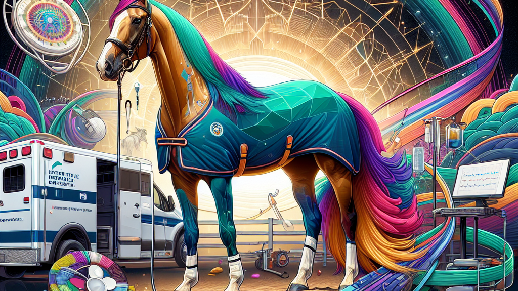 Miraculous Survival of a Show Horse: A Testament to Intensive Equine Care and Early Health Detection- just horse riders