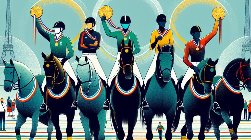 British Equestrian Teams Shine with Six Medals at 2024 Paris Olympics- just horse riders