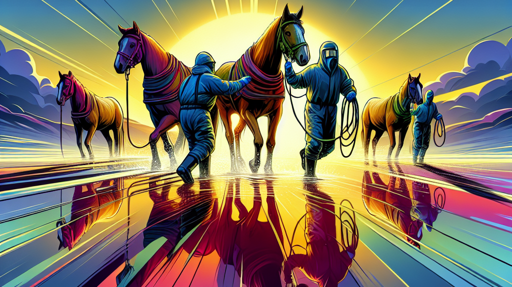 The Heroic Efforts Behind the Rescue and Rehabilitation of the Dover 26 Horses- just horse riders