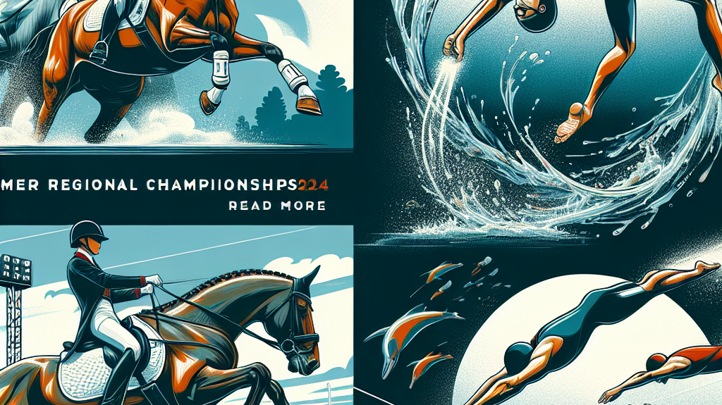 Summer Regional Championships 2024: Dressage Triumphs and Swimming Spectacles- just horse riders