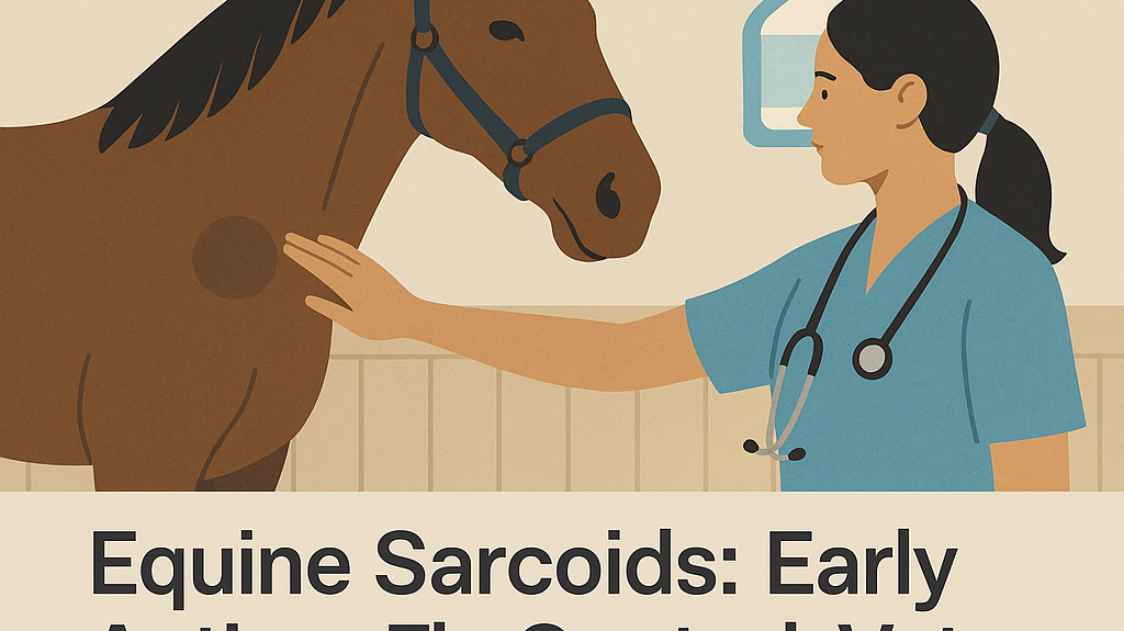 Equine Sarcoids: Early Action, Fly Control, Vet Care- just horse riders
