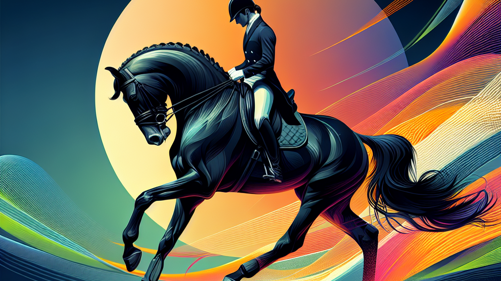 Farewell To Divergent Stallion Negro Celebrating A Legacy In Dressage- just horse riders