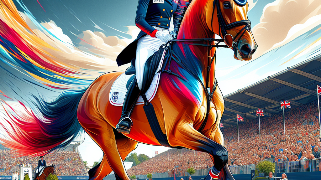 Young British Equestrian Star Shines at CDI Aachen Festival 4 Dressage 2024: The Rise of Lily Laughton and Hulana T- just horse riders