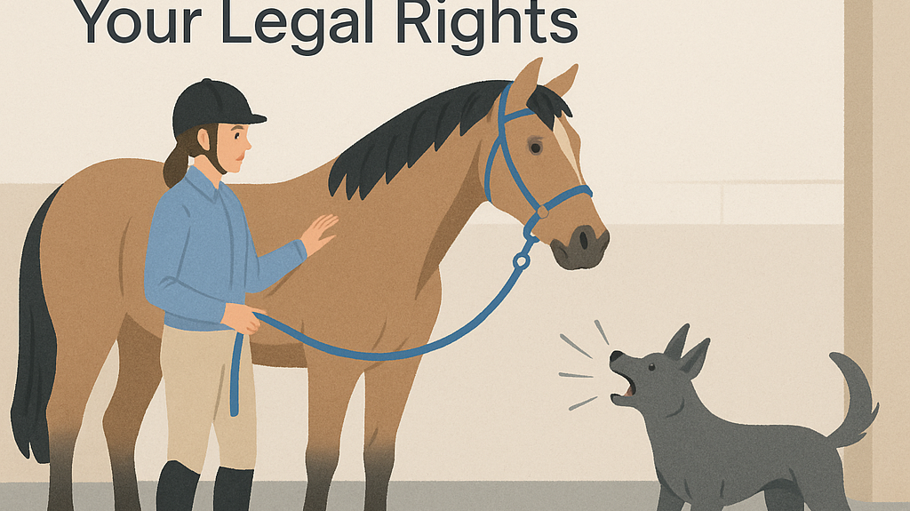 Dog Attacks On Horses: What To Do And Your Legal Rights- just horse riders