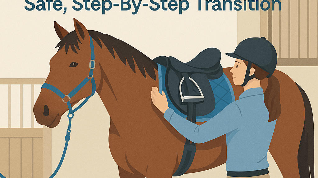 Ex-Racehorse To GP Saddle: Safe, Step-By-Step Transition- just horse riders