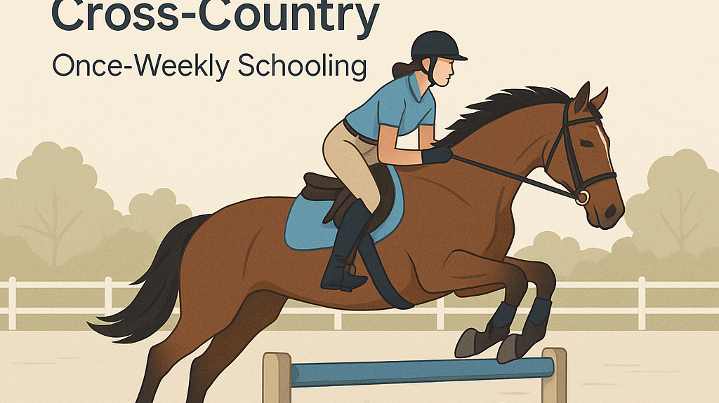 Ditch Confidence For Cross-Country: Once-Weekly Schooling- just horse riders