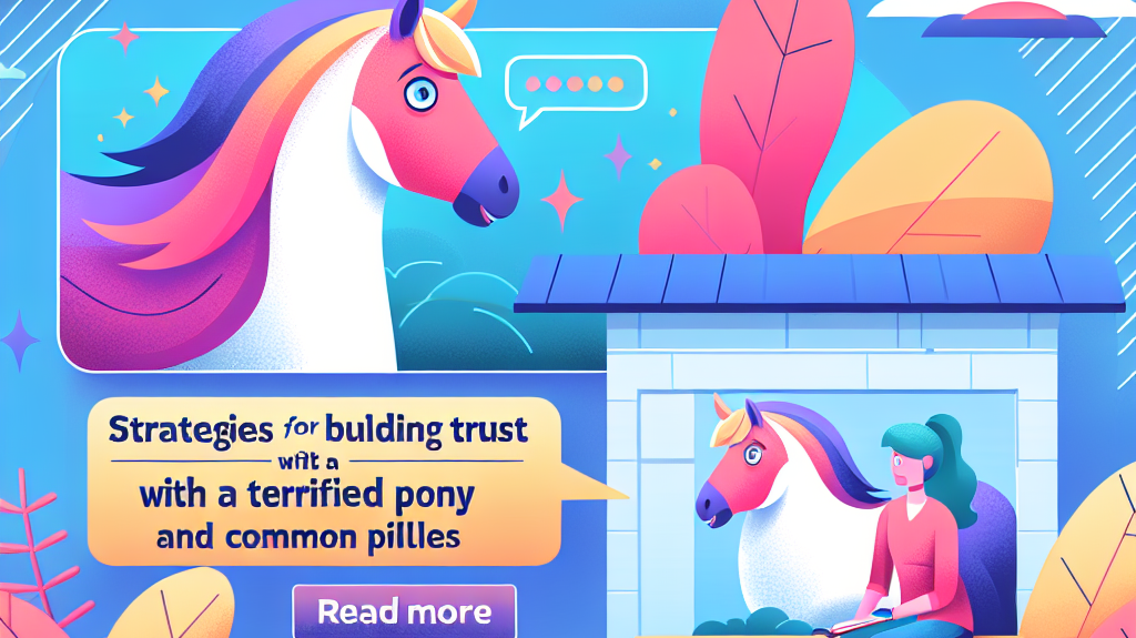 Strategies for Building Trust with a Terrified Pony: Expert Tips and Common Pitfalls- just horse riders