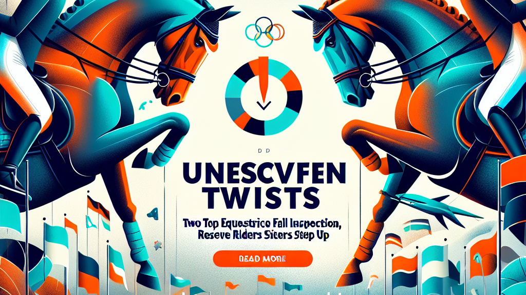 Unforeseen Twists at the Paris Olympics: Two Top Equestrian Horses Fail Inspection, Reserve Riders Step Up- just horse riders