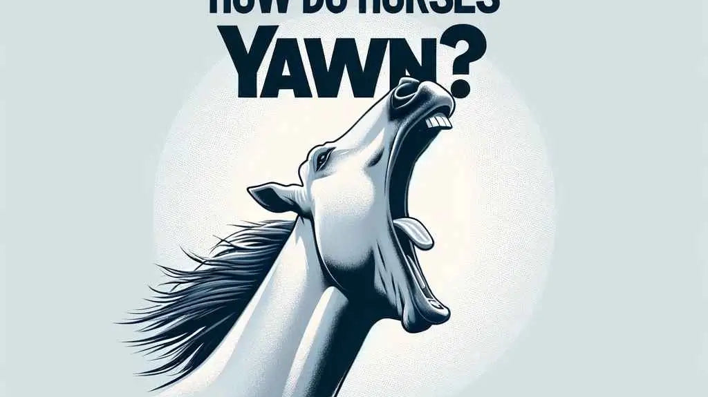 How Do Horses Yawn? - just horse riders