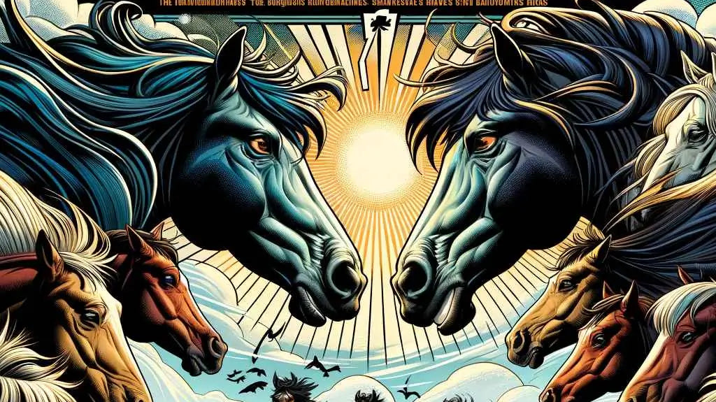 understanding equine fighting - just horse riders
