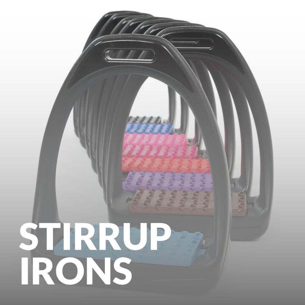 Rainbow Gloss Fillis Irons – Horse Riding Stirrups – Stainless Steel – 4.75 Inch – PRO IRON GEAR