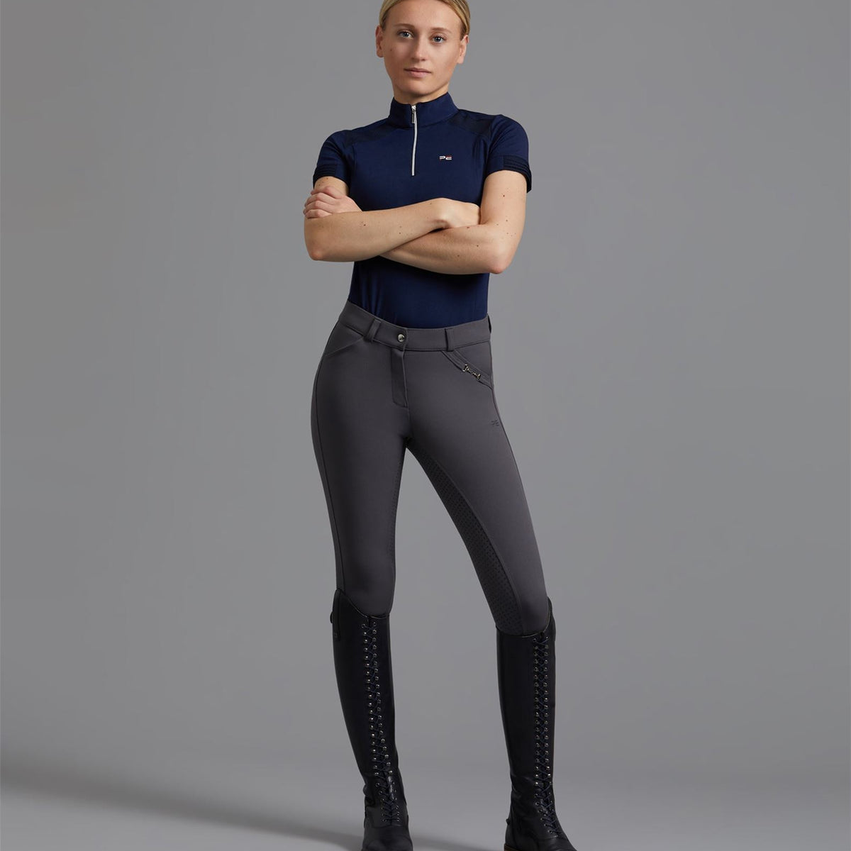 Pantalone da concorso mid grip donna Premier Equine Delta PREMIER