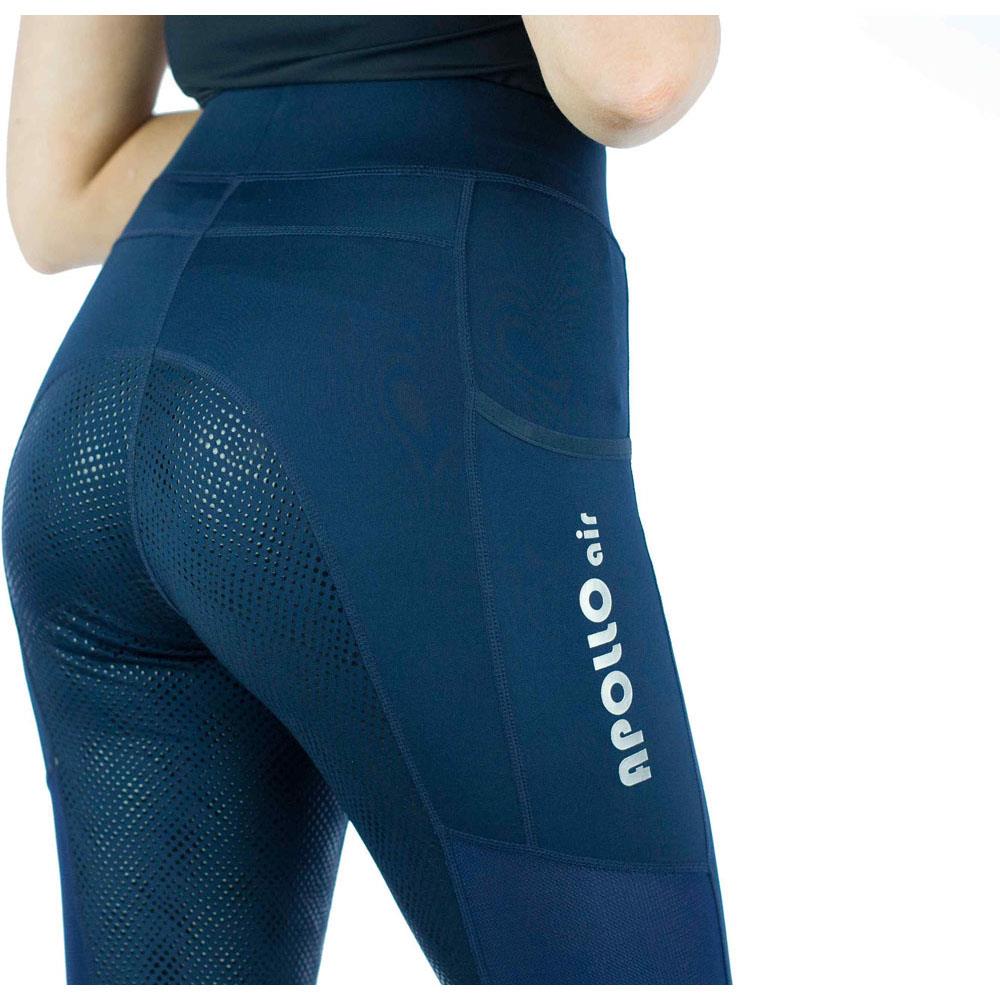 Apollo Air Breathe Horse Riding Tights Silicone Seat 4-Way Stretch Phone Pocket - Just Horse Riders