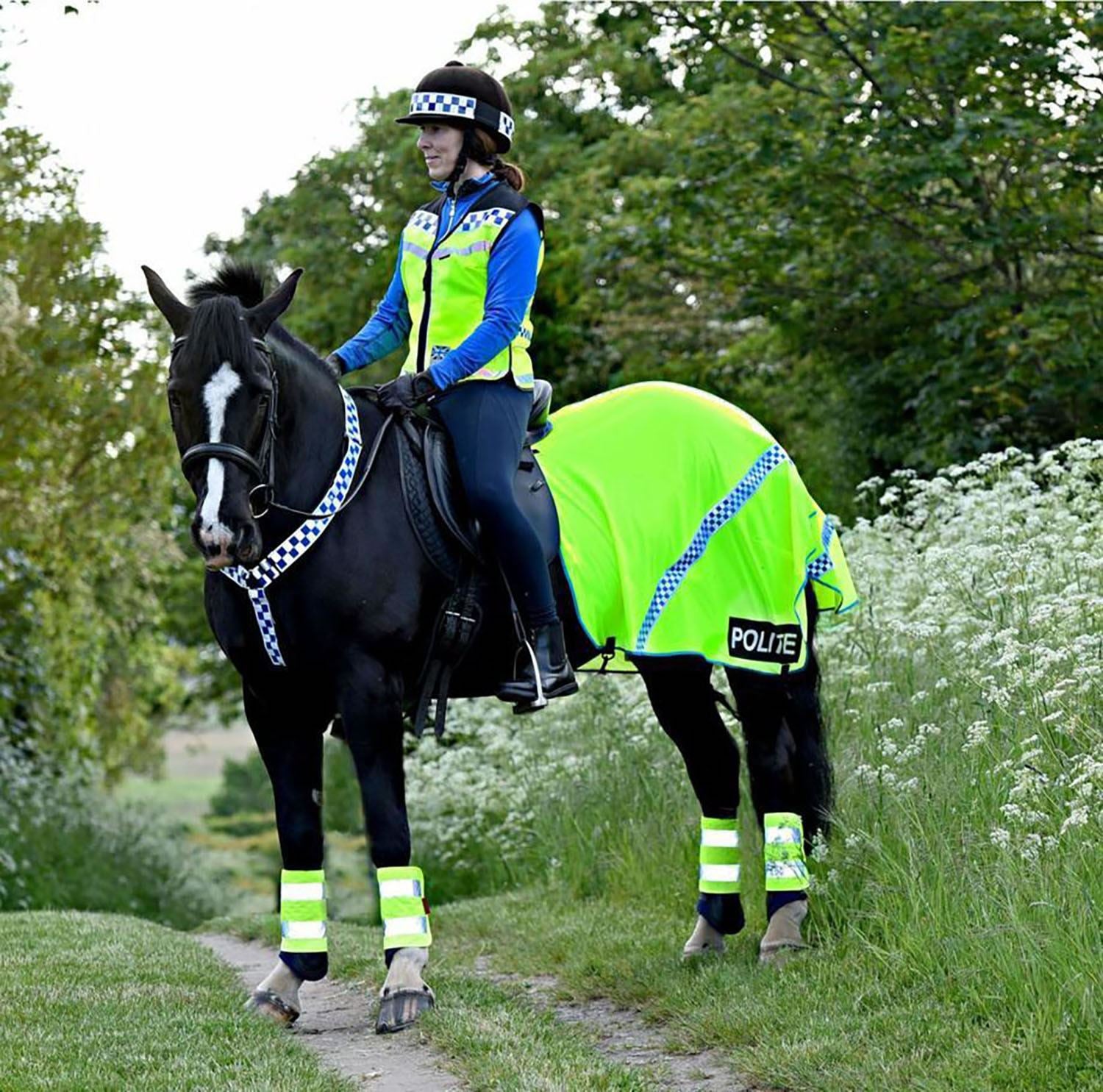 Equisafety Polite Breathable Mesh Quarter Sheet - Just Horse Riders
