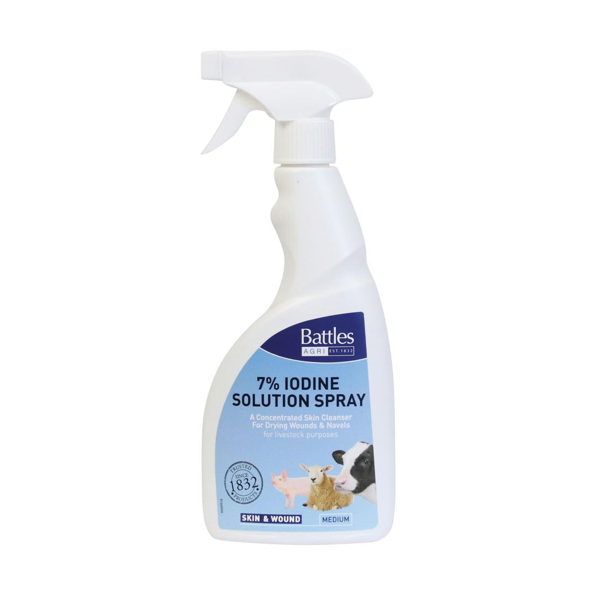 Battles 7% Strong Iodine Spray - Just Horse Riders
