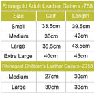 Rhinegold Childrens Synthetic Gaiters With Heart Detail - Just Horse Riders