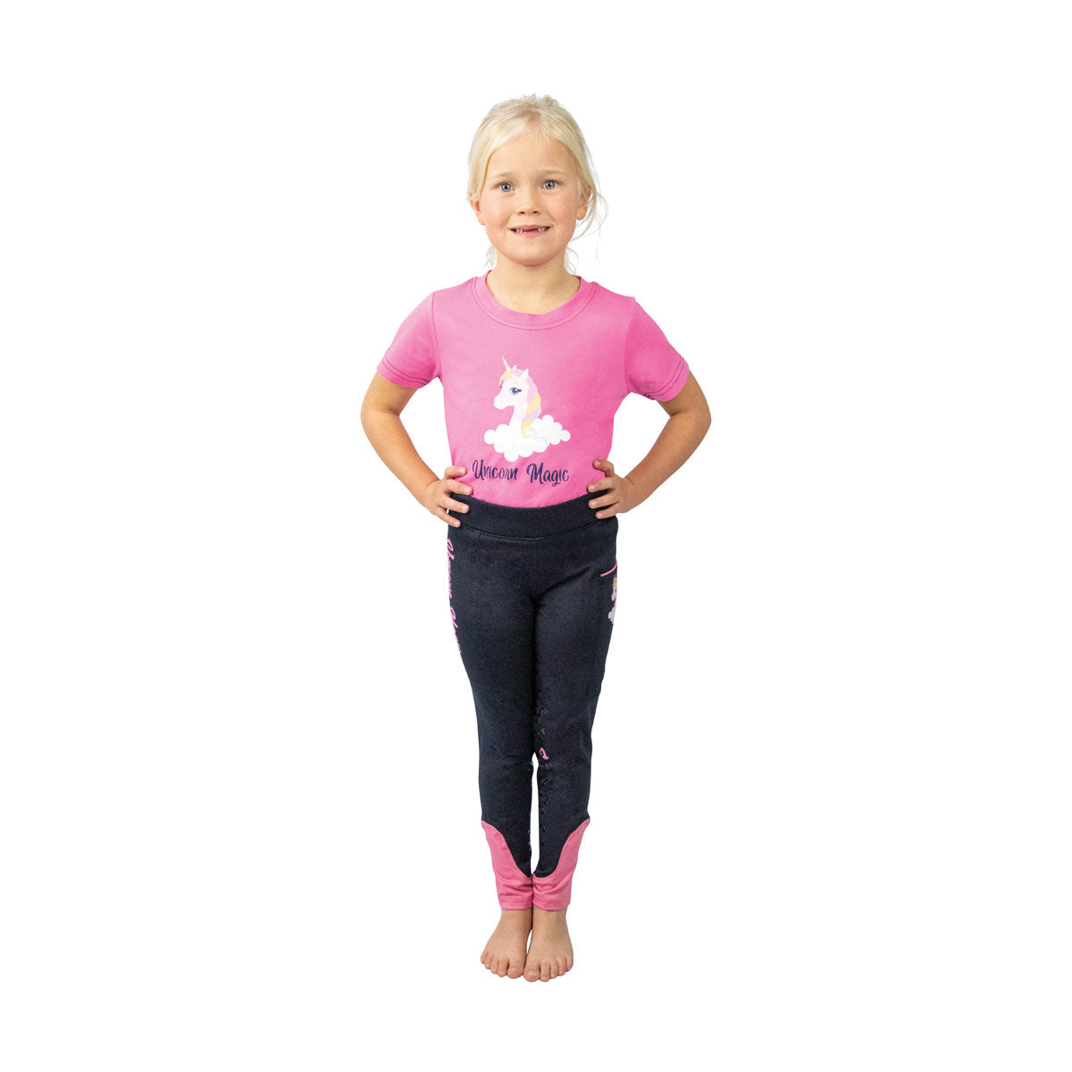 Hy Equestrian Unicorn Magic Riding Tights By Little Rider - Just Horse Riders