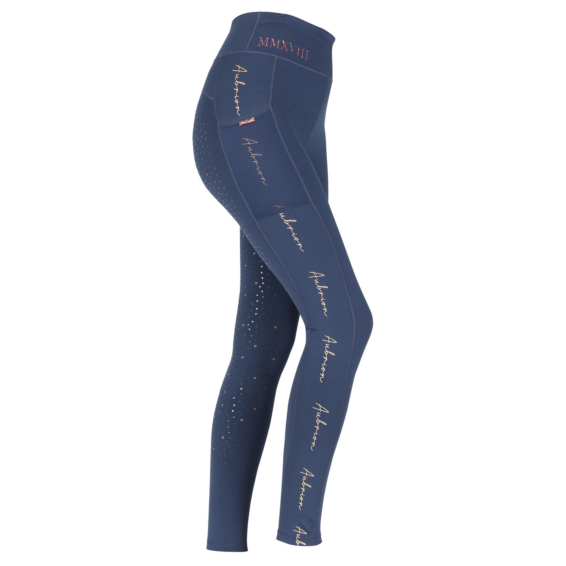 Aubrion Team Riding Tights - Young Rider - Just Horse Riders