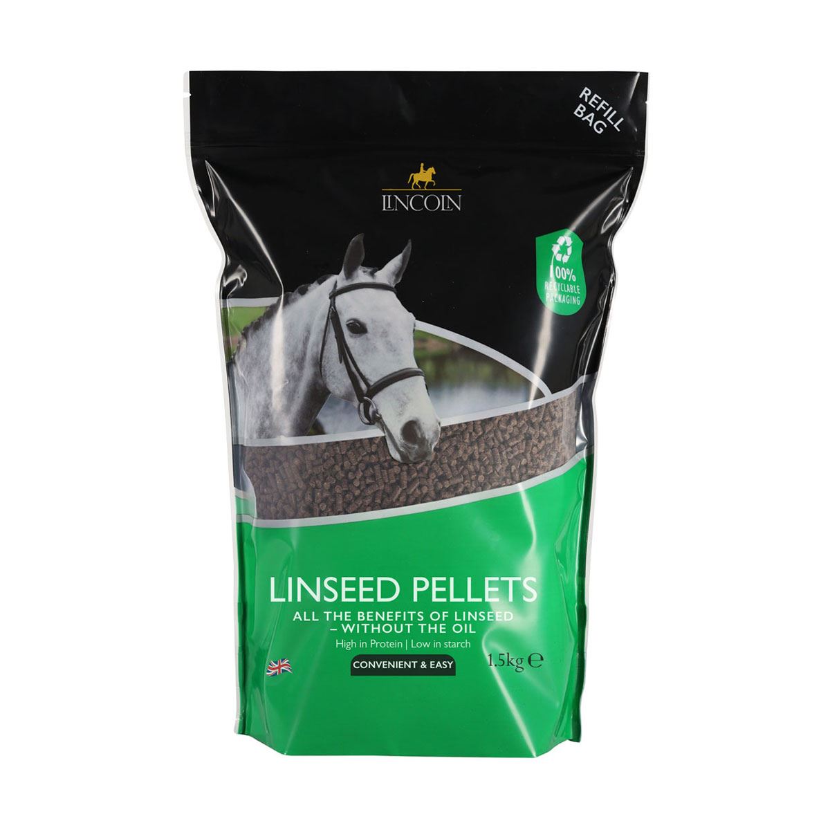Lincoln Linseed Pellets Refill Pouch - Just Horse Riders