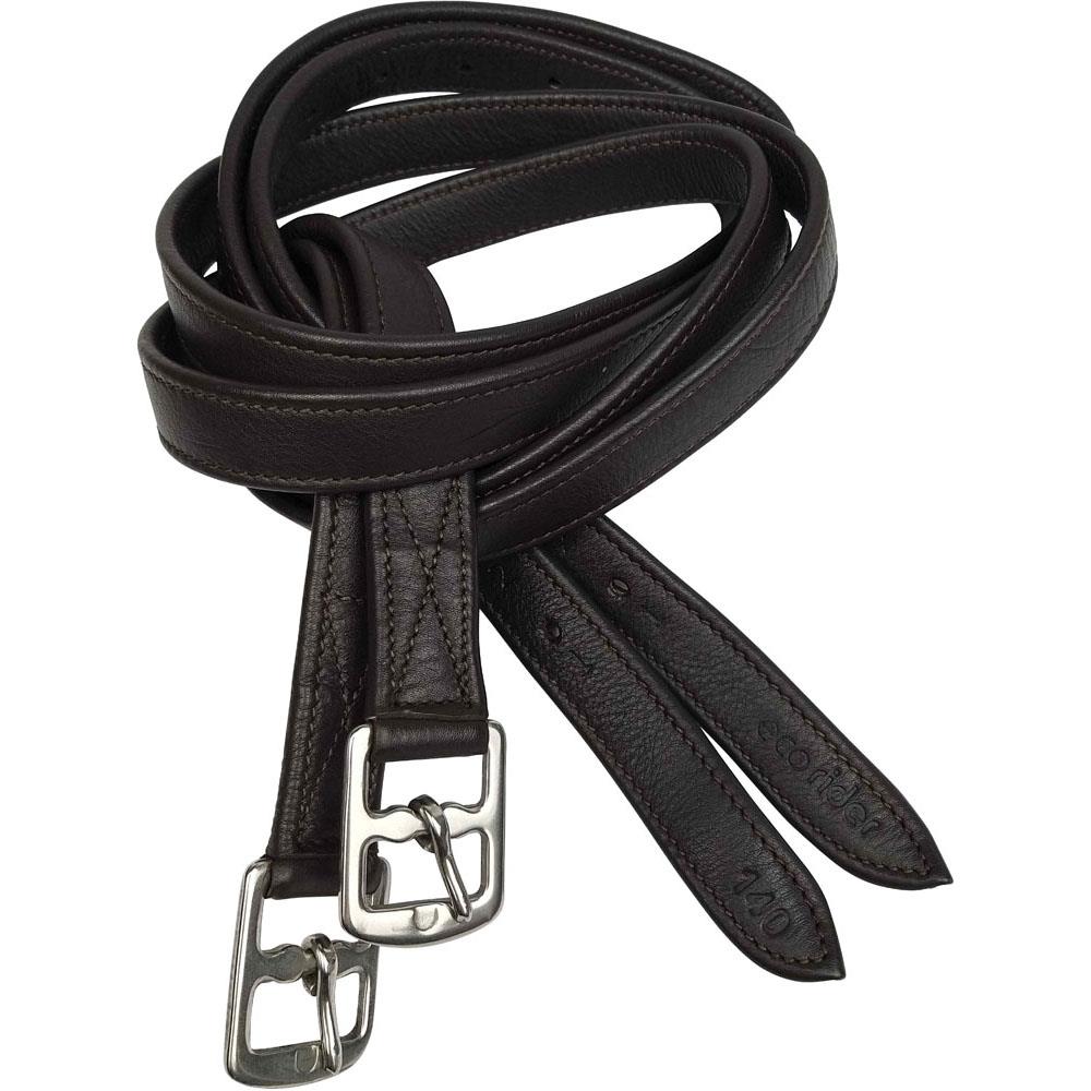 Eco Rider Anti-Stretch Leathers - Durable and Hypoallergenic Steel Fittings - Just Horse Riders