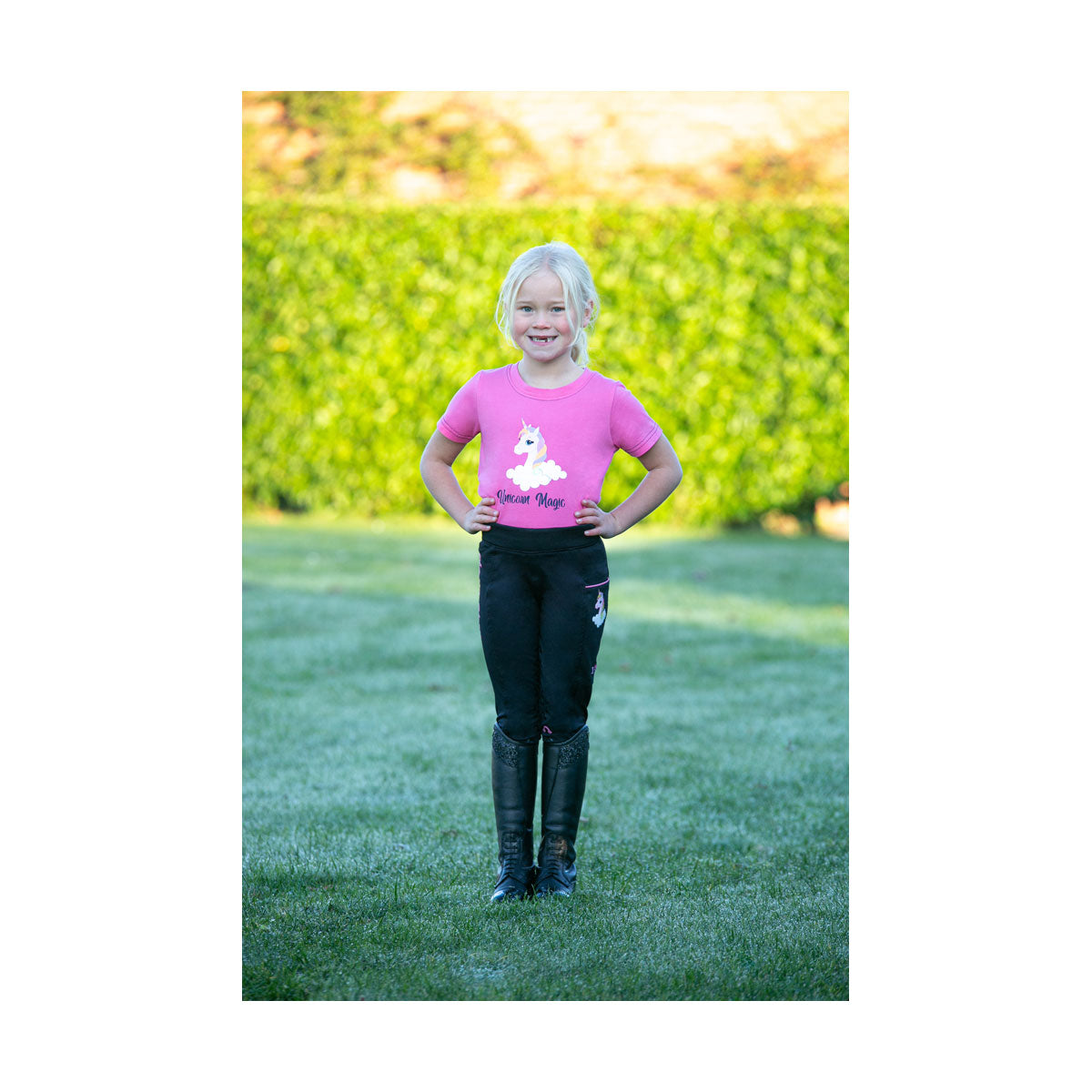 Hy Equestrian Unicorn Magic Riding Tights By Little Rider - Just Horse Riders