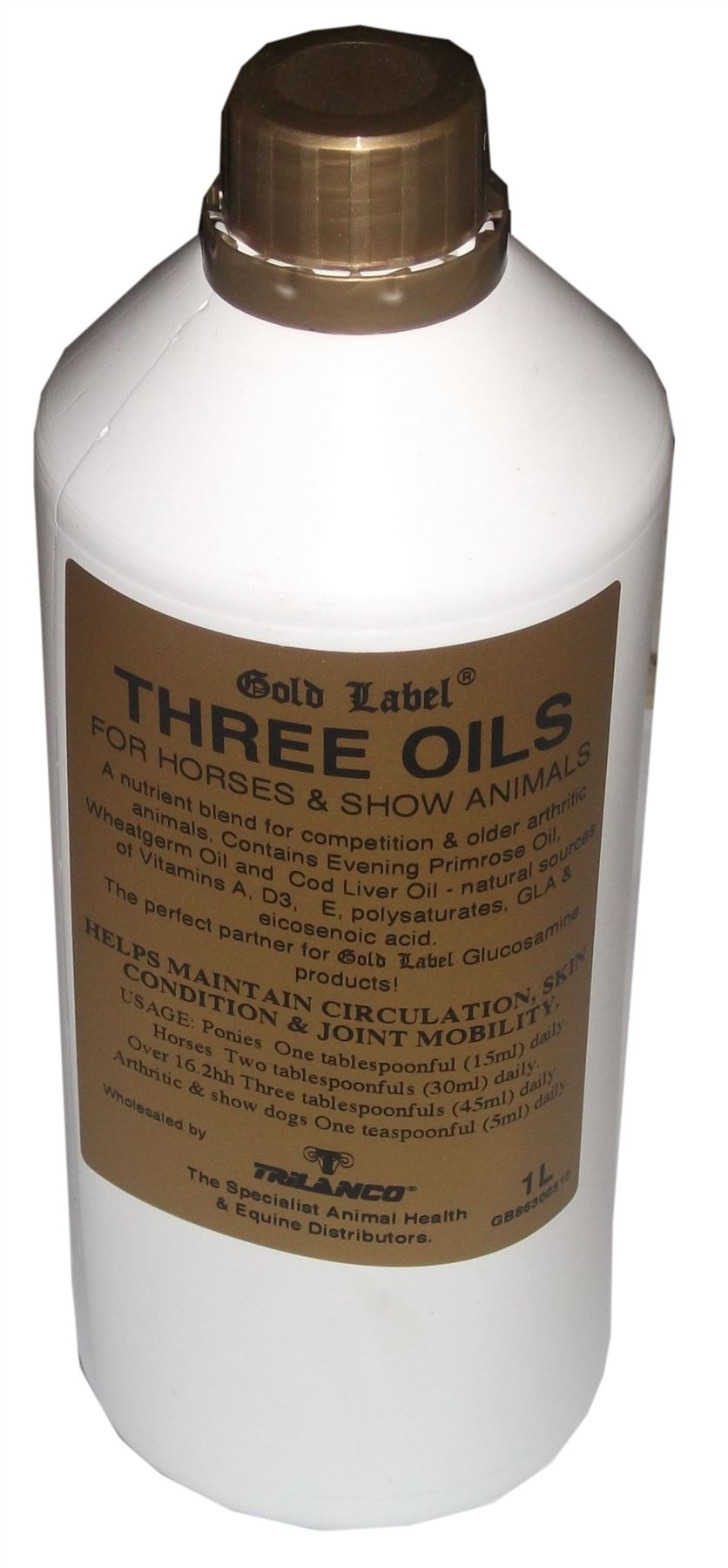 Gold Label Three Oils - Just Horse Riders