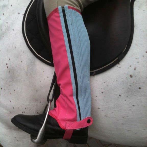Gallop Equestrian Adults Coloured Washable Half Chaps - Just Horse Riders