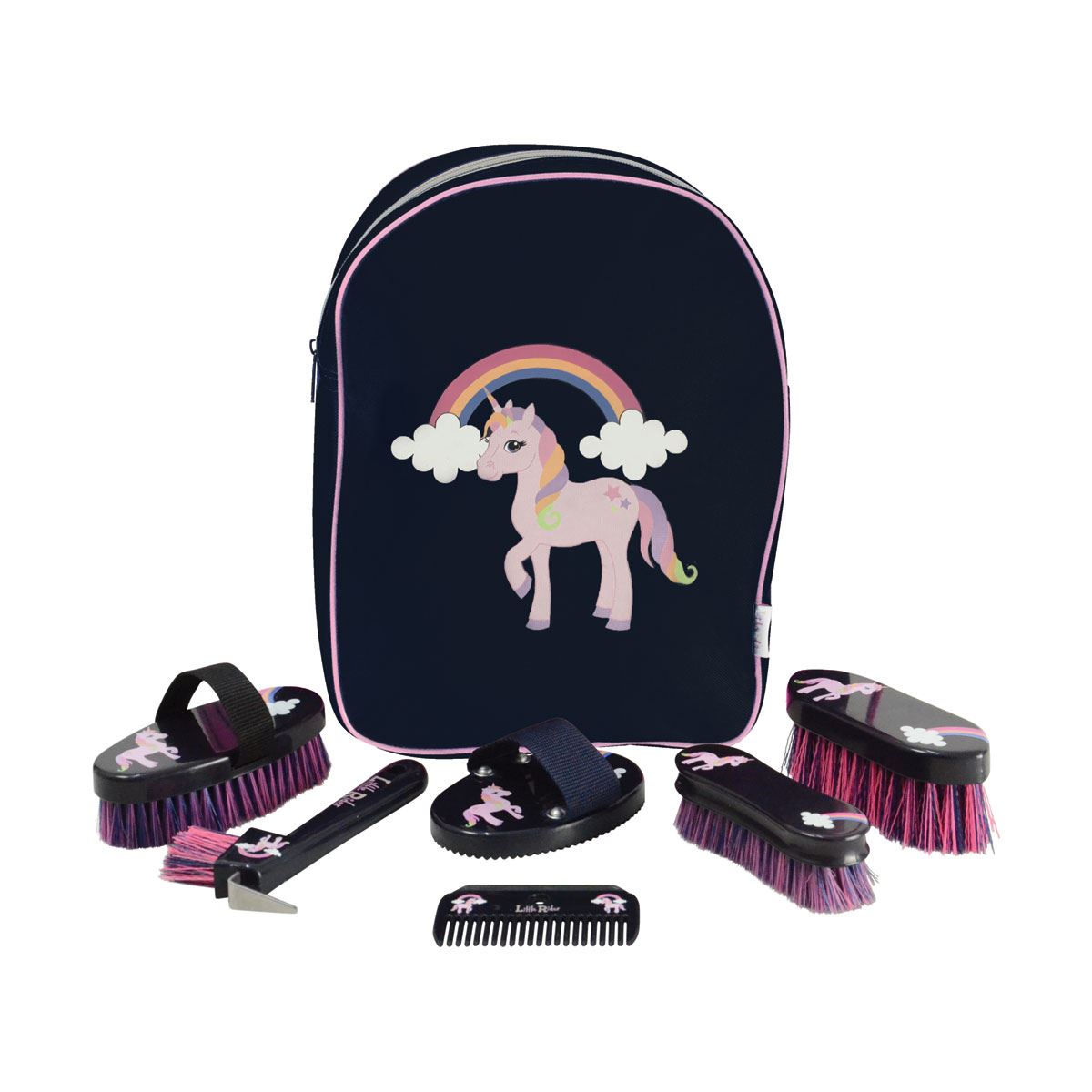 Little Unicorn Complete Grooming Kit Rucksack by Little Rider - Just Horse Riders