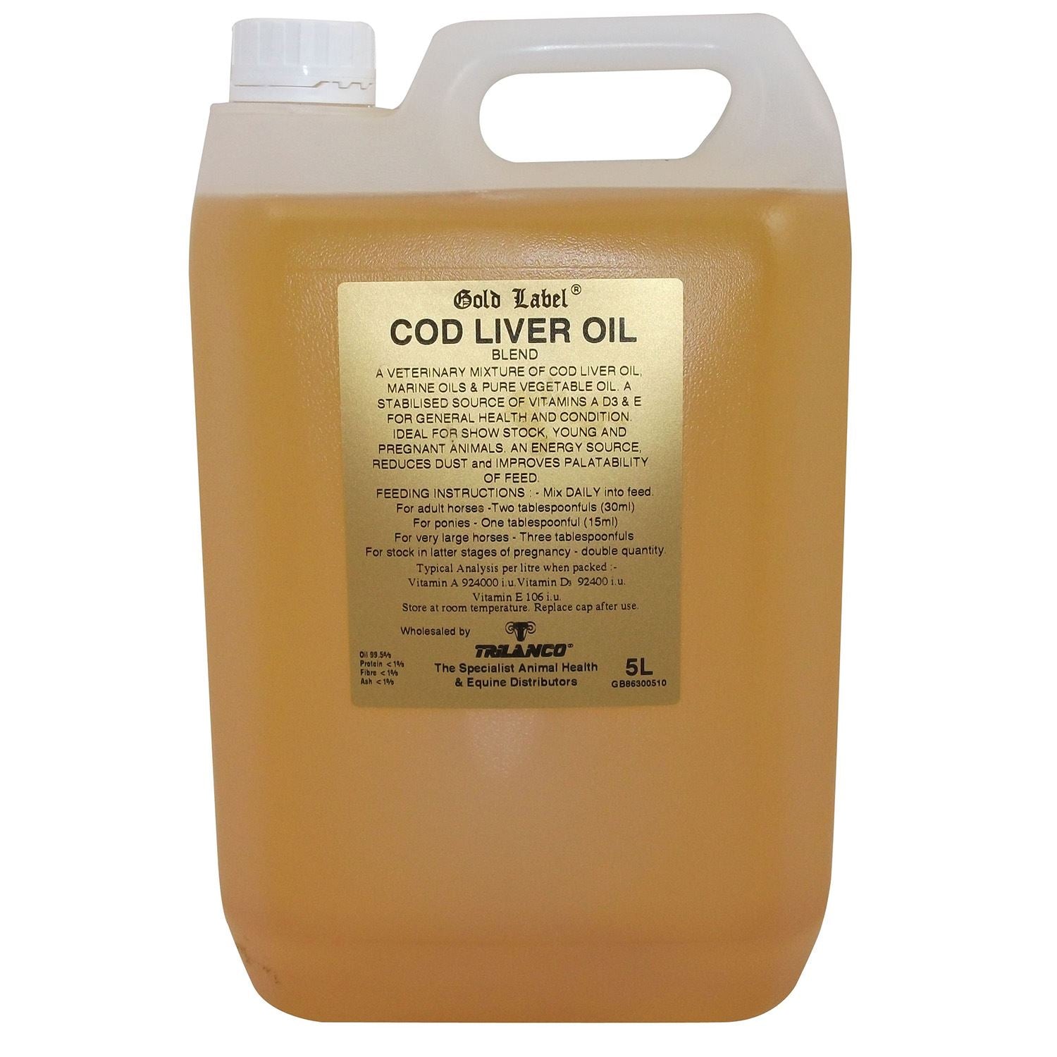 Gold Label Cod Liver Oil - Just Horse Riders