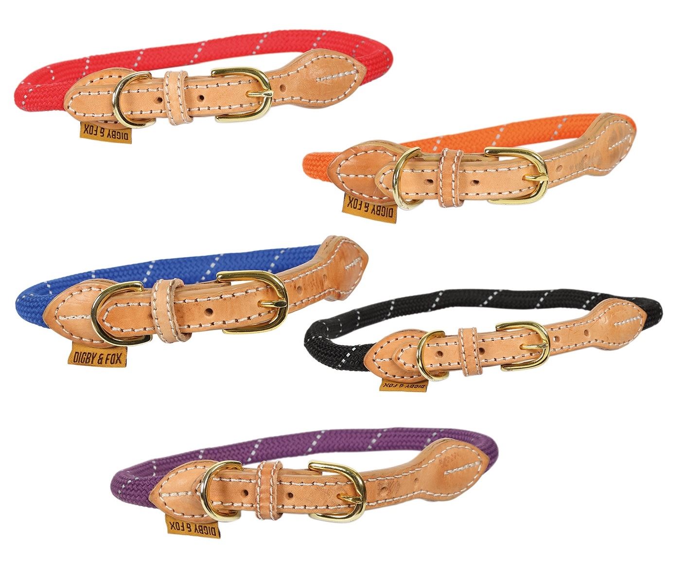 Shires Digby & Fox Reflective Dog Collar - Just Horse Riders