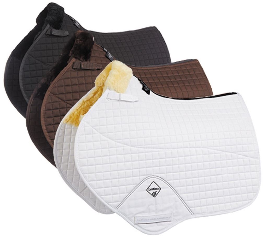 LeMieux Lambswool Close Contact Jumping Square Half Lined - Just Horse Riders