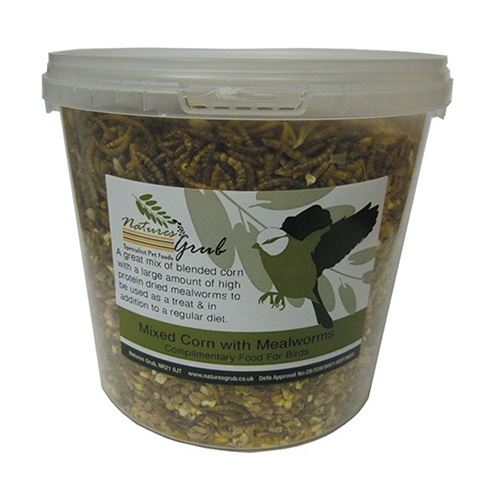 Natures Grub Mixed Corn & Mealworms - Just Horse Riders