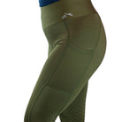 Gallop Equestrian High Waist Pocket Tights - Just Horse Riders