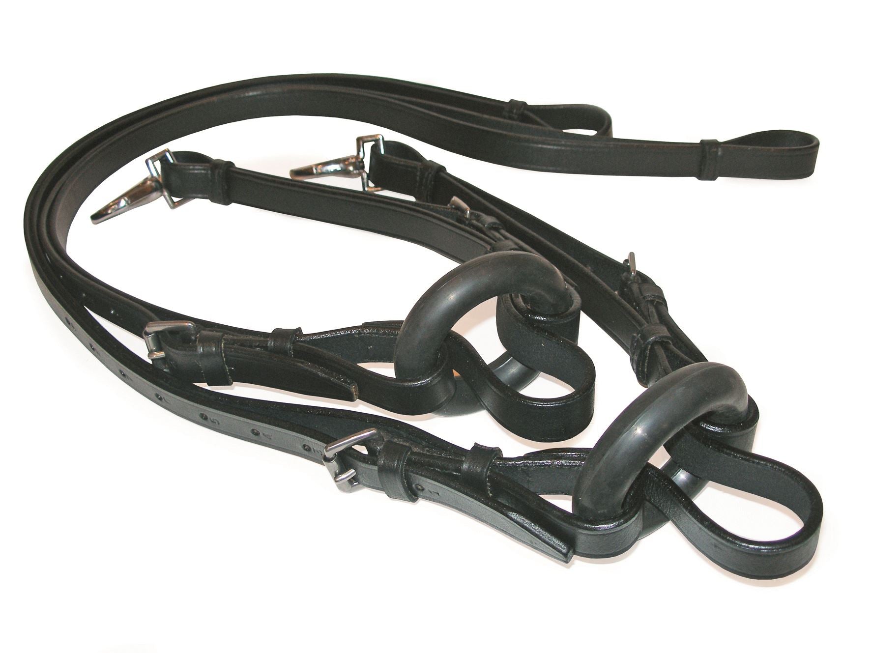 JHL Side Reins Leather - Just Horse Riders