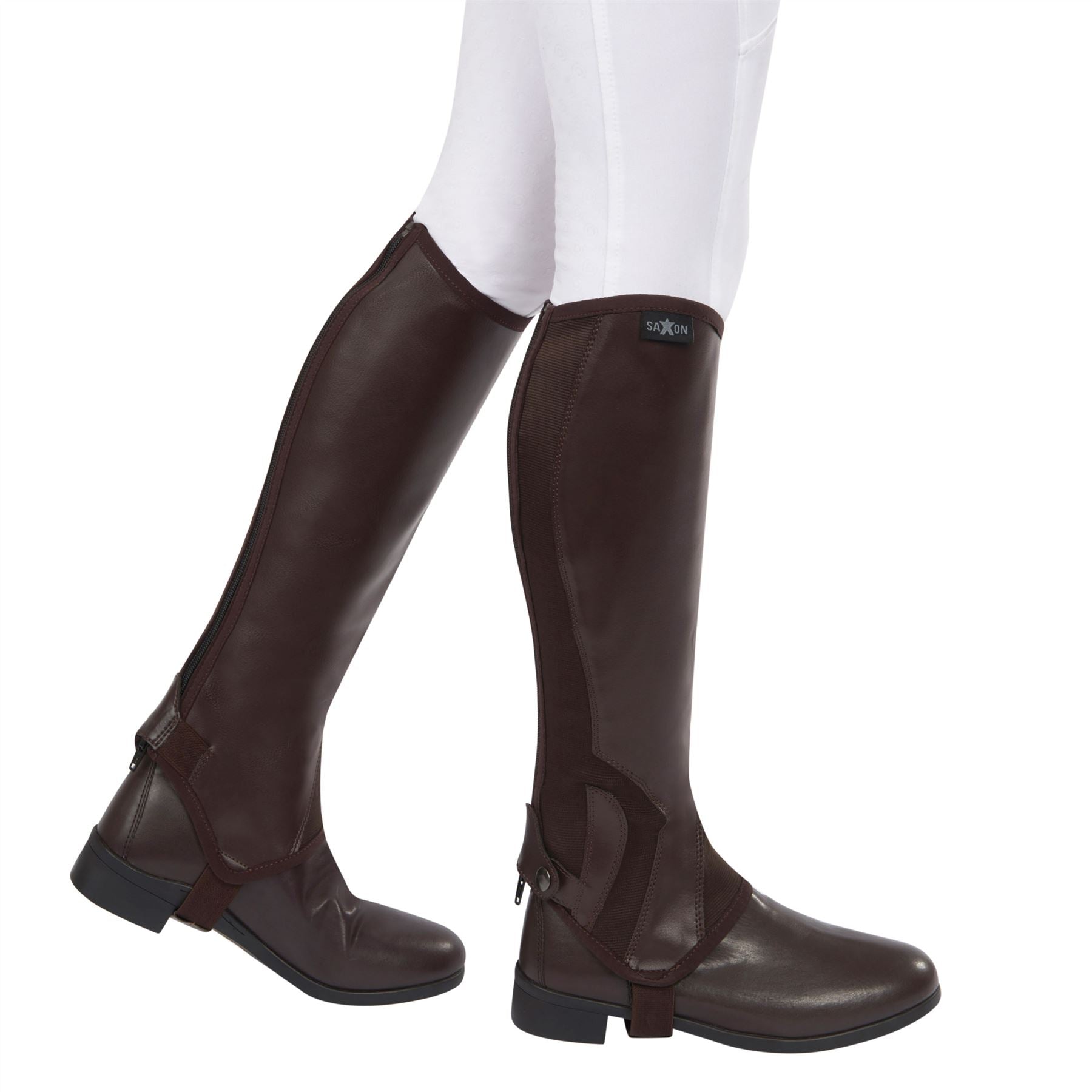 Saxon Syntovia Half Chaps - Childs - Just Horse Riders