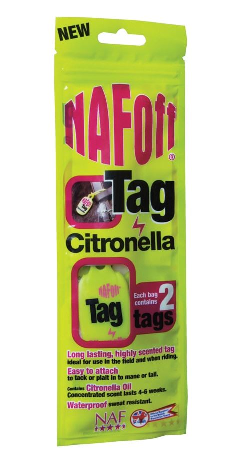 NAF Off Citronella Tag - Just Horse Riders