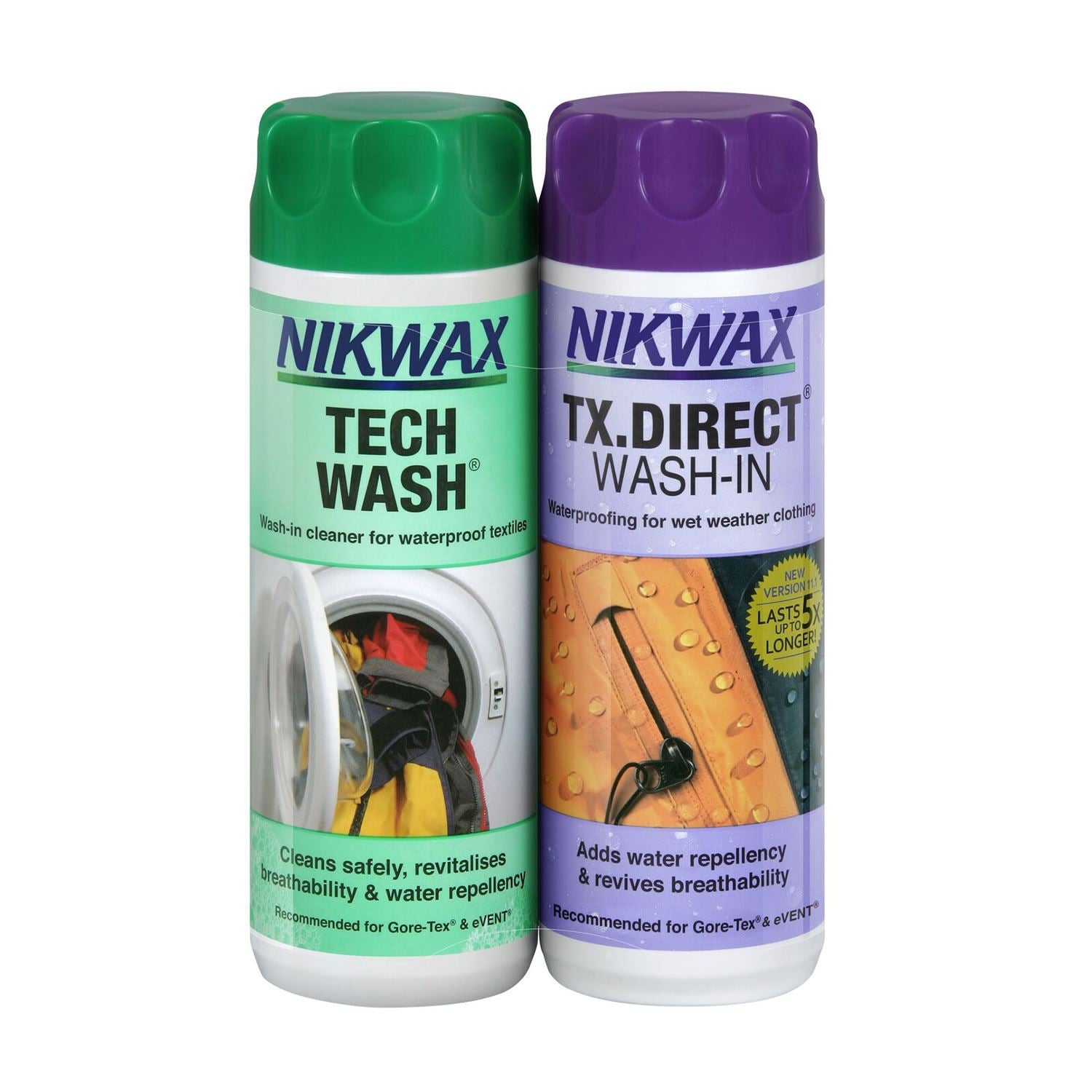 Nikwax Tech Wash/Tx Direct Wash-In Twin Pack - Just Horse Riders