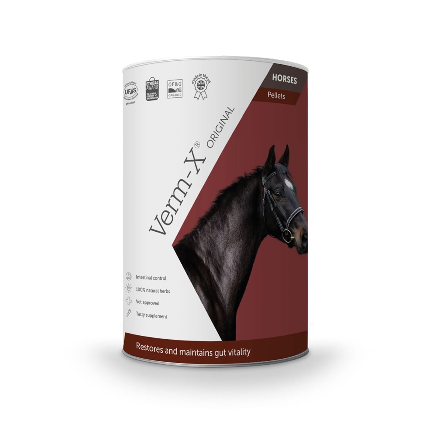 Verm-X Herbal Pellets For Horses & Ponies - Just Horse Riders