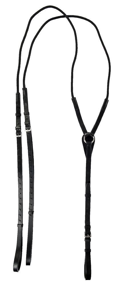 HKM Triangle Draw Reins Cord - Just Horse Riders