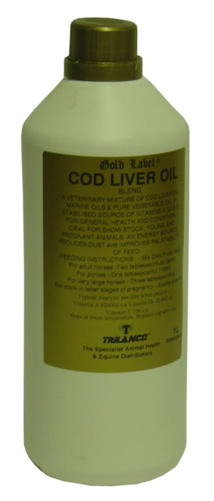 Gold Label Cod Liver Oil - Just Horse Riders